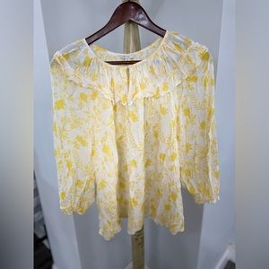 Yellow light weight blouse